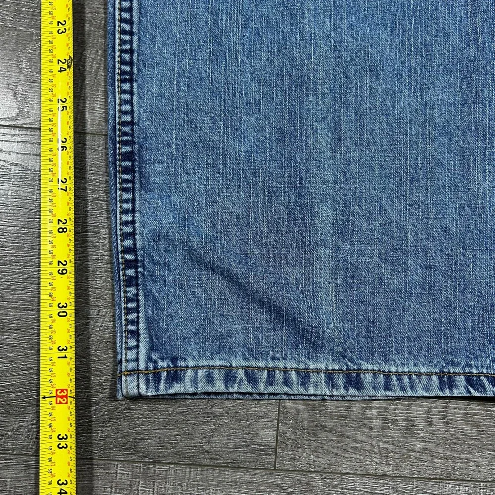Vintage Old Navy Wide Leg Jeans Mens 36x32 Baggy Blue Denim Y2K Skate 2002